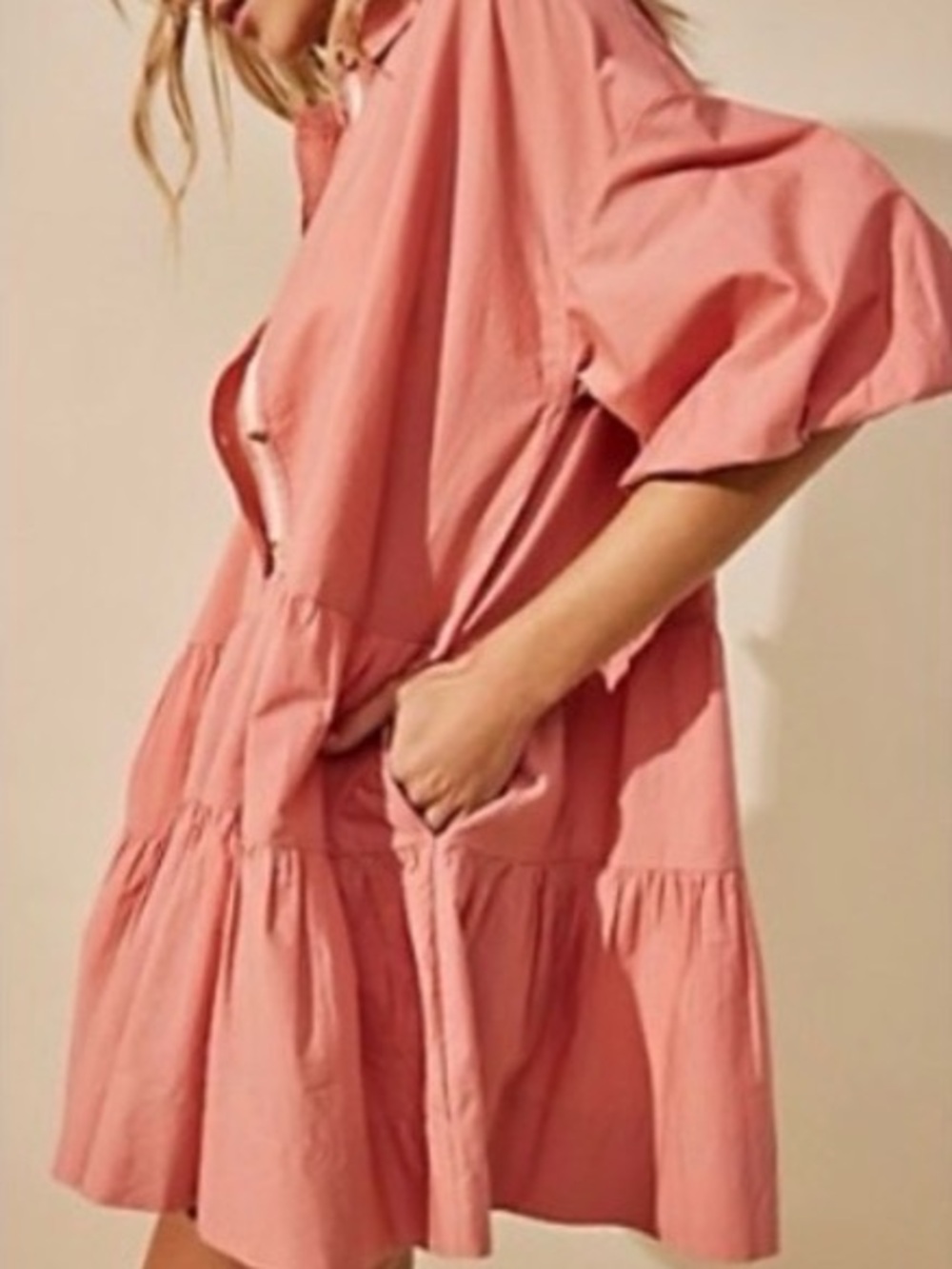 Free People Misha Mini Dress in Canyon Clay